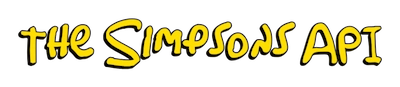 The Simpsons API Logo